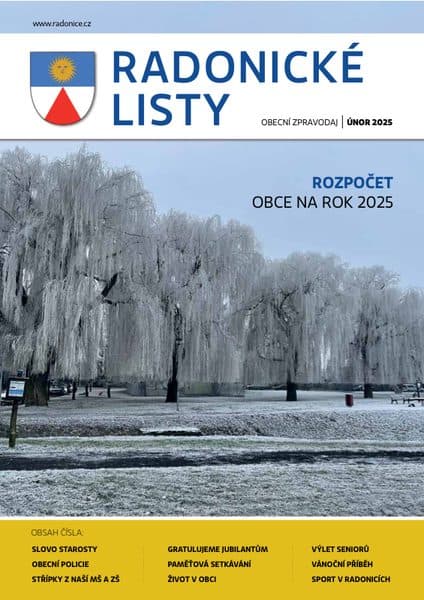 Titulní strana vydání Únor 2025
