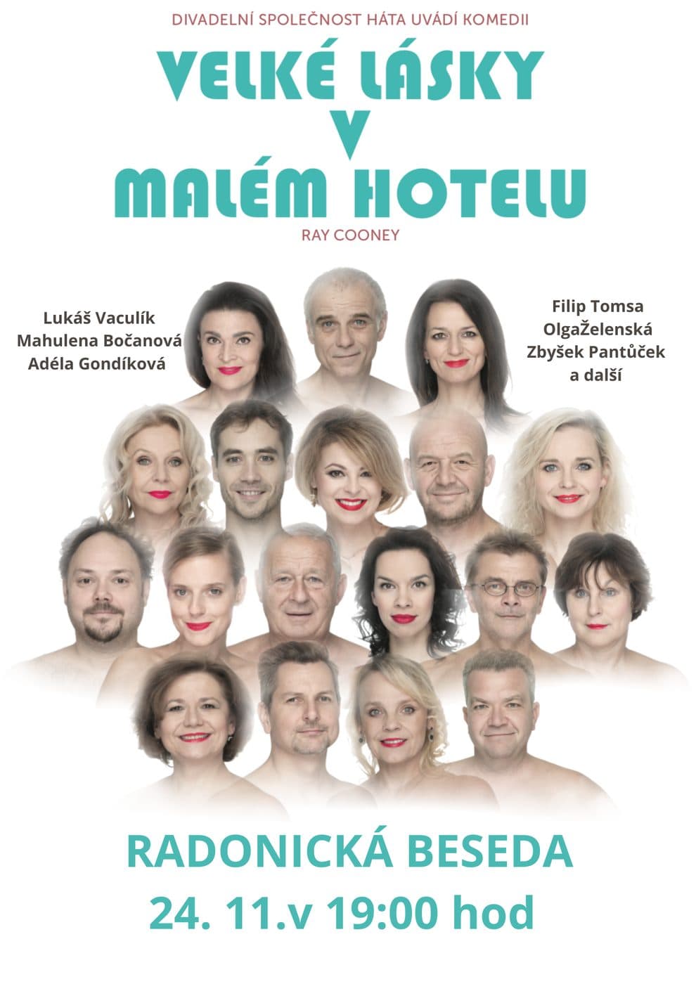 Divadlo- Velké lásky v malém hotelu