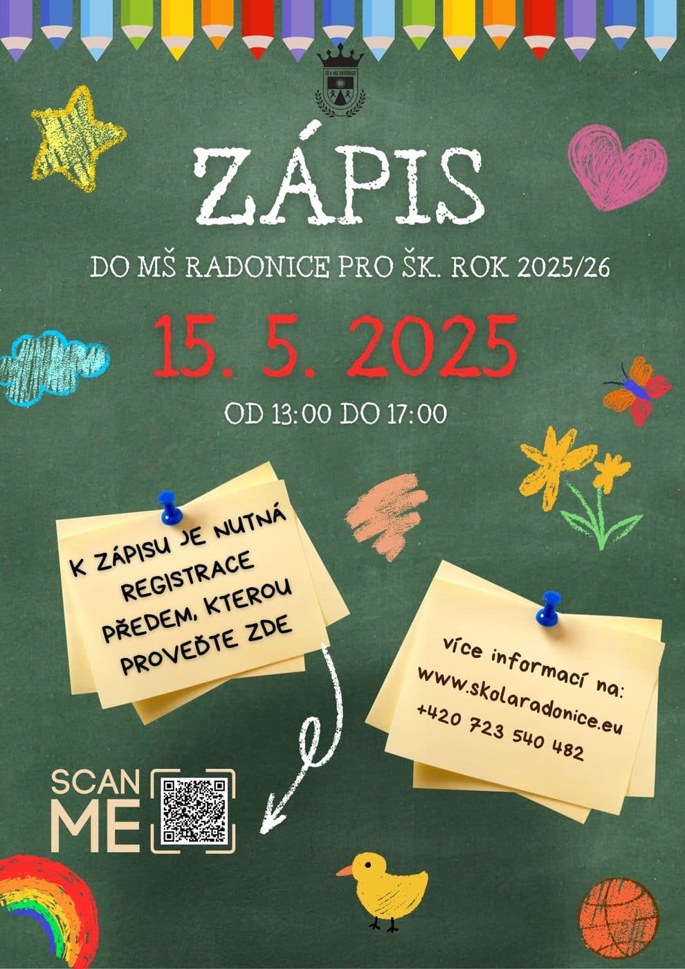 Zápis do MŠ Radonice