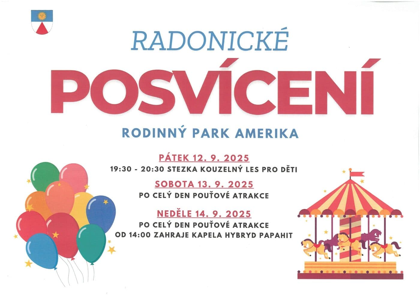 Radonické posvícení a pochod pohádkovým lesem