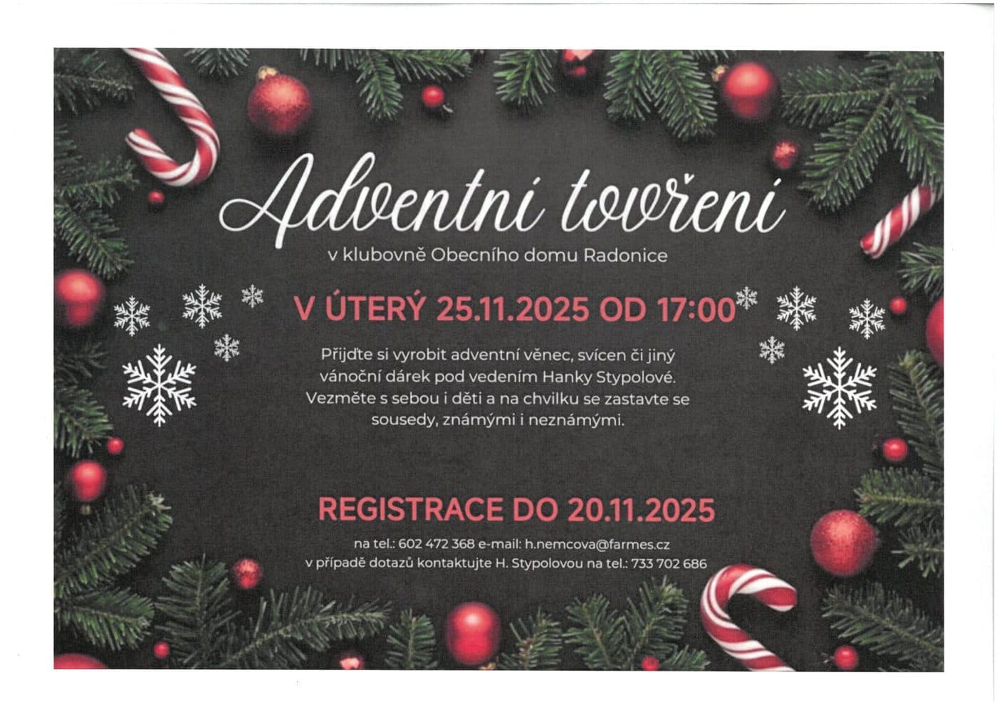 Adventní tvoření