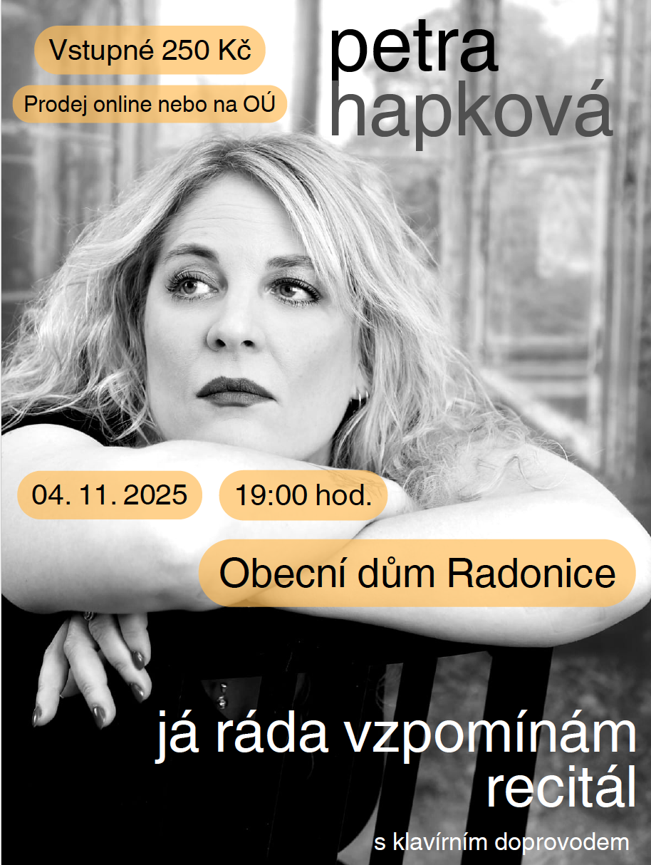 Petra Hapková- recitál