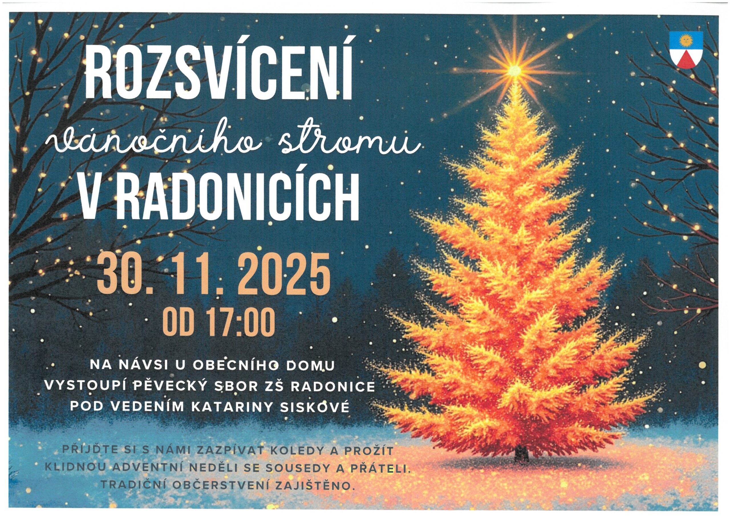 Rozsvícení vánočního stromu