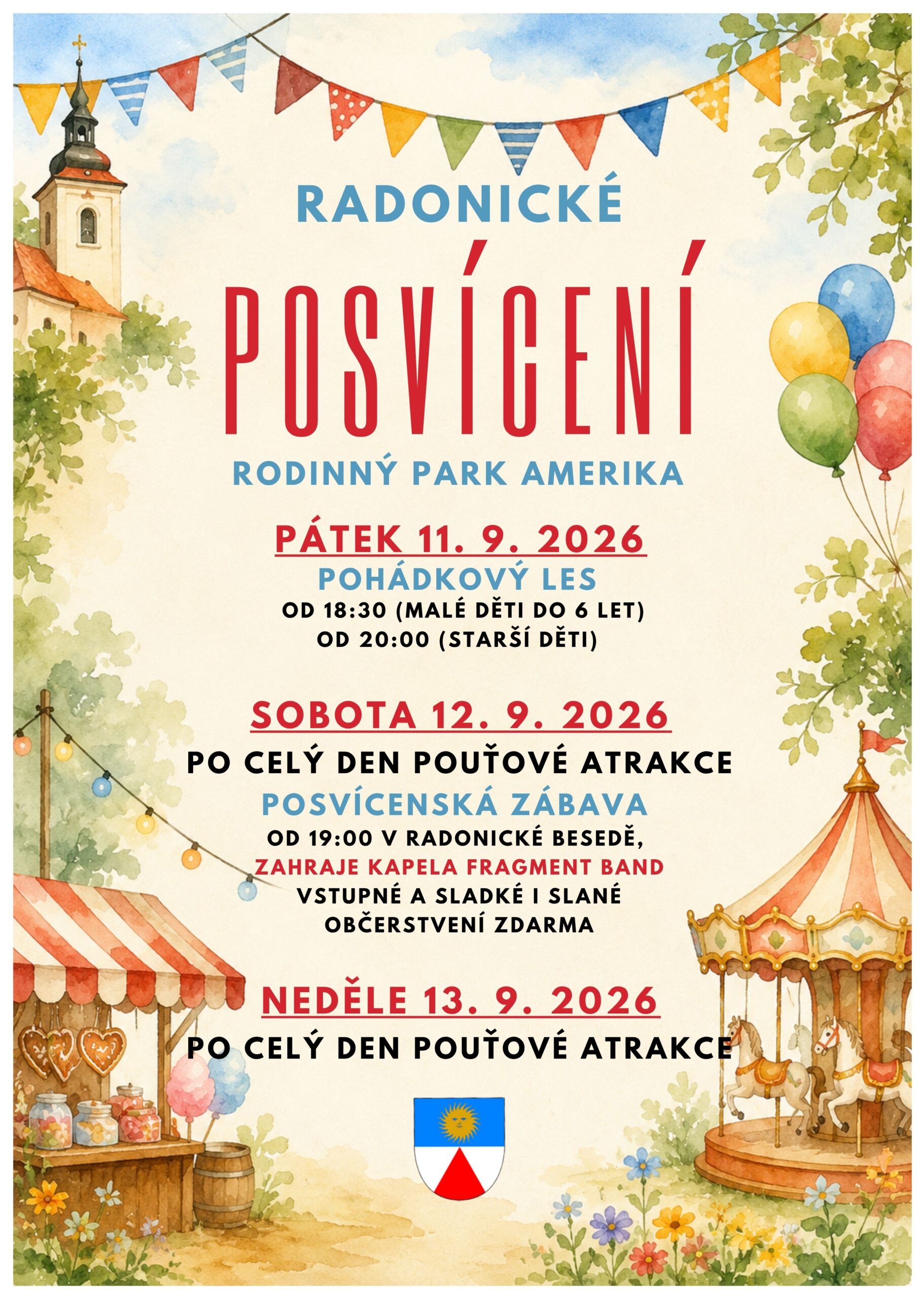 Radonické posvícení a pochod pohádkovým lesem